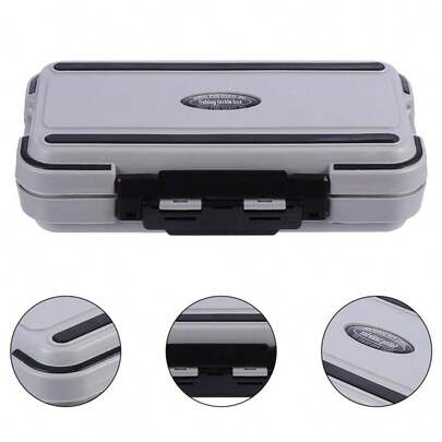 Caixa De Pesca Grande Capacidade 28 Grades Acessórios Gancho Isca À Prova D'água Armazenamento De Alta Resistência