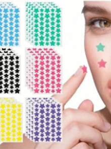 240 unidades de pegatinas decorativas de Halloween, surtido de pegatinas multicolor (1 de cada color), solo para uso decorativo (no para uso cosmético) - verde menta - Ver 3