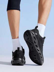 CAMEL CROWN 女士减震、回弹、防滑、舒适休闲运动鞋 - 黑色 - 查看 2