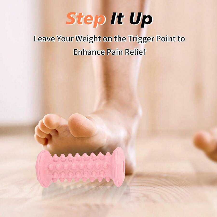 Yoga Roller Foot Massage Wheel, Foot Acupressure Relaxation Device, Foot Therapy Kneading Massager, Fitness Equipment - Multicolor - View 1