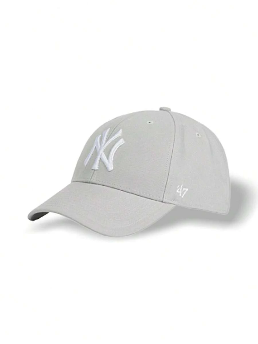 New Era Mũ bóng chày Yankees chống nắng, chống gió, trang trí, logo đa năng, trơn, dễ giặt, nhanh khô, thể thao ngoài trời, trường học, unisex, một cỡ, màu xám B-MVP17WBV-GYC - Xám - Xem 1