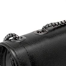 Basic Minimalist Metallic Crossbody Bag For Summer Parties. - Black - View 4