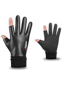 1 Pair Summer/Autumn Breathable Mesh Gloves - Smooth Elastic, Thickened Design, Unisex For Kids & Adults, Five-Finger, Ribbed Cuffs, Perforated Grip, Suitable For Skiing, Cycling And Outdoor Sports (Mixed Colors), Fashionable Youth Accessories, Children Sports Gloves - Multicolor - View 15