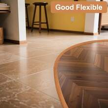 1pc 1m/39.37in PVC Self-Adhesive Floor Edge Trim, Door Threshold Strip, High-Low Carpet Edging Trim - Multicolor - View 11
