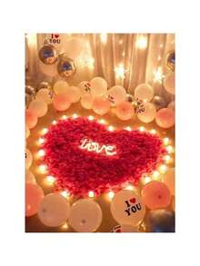 1000 pétalos de rosa roja artificial, flores hechas a mano románticas, adecuadas para la decoración de bodas, fiestas, hogar, cumpleaños, centros de mesa, dormitorio, baño, San Valentín, graduación - Multicolor - Ver 3