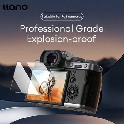 Llano Kamera Temperli Cam FJ XT5 XT4 XT3 XT30 XT30II X100VI XE4 XH2S XS10 XM5 X-M5 HD Kamera Ekran Koruyucu XT50