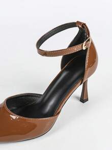 2025 Women's Pointed Toe High Heel Fashion Pumps - Brown - View 9