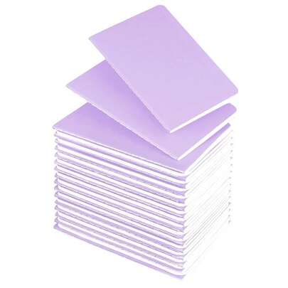 Small Journal Mini Notebooks Bulk 36 Pack Pocket Notepads-Light Purple Cover 3.5 X 5.5 Inches, 30 Sheets/60 Pages, For ScrapbooFKing, Sketching, Christmas And Party Gifts, And Doodling,LightPurple