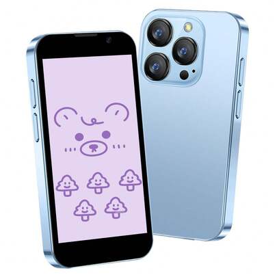 BLKE 3G Smartphones Mini para Niños , Pantalla HD de 3.0 Pulgadas, Regalo Ideal para Niños, Teléfono Mini de Bolsillo, WiFi, Localización GPS, Sistema Android.  Descargar Aplicaciones.  Regalos de Cumpleaños.  Regalos de Navidad.  Color Negro / Rosa / Azul.  Mini Phone.