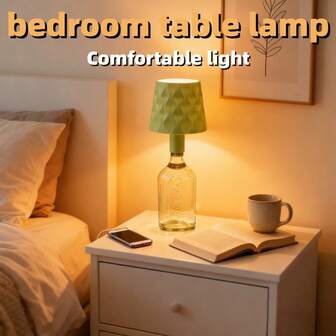 A Water Ripple Silicone Head Wine Bottle Stopper Decorative Lamp, A Must-Have Decoration For Wine Lovers, Rechargeable Creative Portable Camping Lamp, Touch-Sensitive, Three-Color Light Change, Stepless Dimming, A Water Ripple Table Lamp, RGB Light Strip, Soft Eye-Protecting Bedside Night Lamp, Suitable For Bedroom/Living Room/Dining Room/Camping/Cafe.