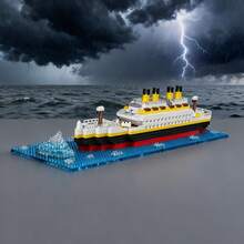3698 Pcs Maritime Vessels - Themed Micro Mini Building Blocks: DIY 3D Model Toy. Choose From Different Vessels Like Little Iceberg, Super Little Iceberg, And . A Dream For Ship Ornament Collectors. Enhance Spatial Thinking And Hands - On Skills. Ideal For Home Decoration, Birthday, And Festival Gifts