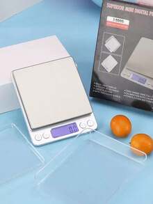 Digital Kitchen Scales - Silver - View 5
