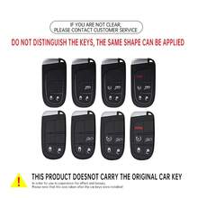 TPU Car Remote Key Case Cover Shell For Renegade Grand Cherokee For Dodge Ram 1500 Journey Charger Challenger Fiat Durango - Grey - View 5