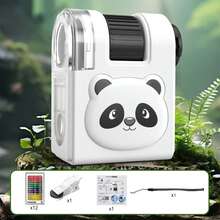 便携式显微镜,儿童户外探险,中小学生迷你显微镜,科学实验益智玩具(带紫外线) - 彩色 - 查看 13