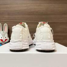 Neue MMY Schuhe Klassischer rutschfester, verschleißfester, leichter Low-Top Skaterschuh für männliche und weibliche Campusliebhaber in Schwarz und Weiß, geeignet für Studenten, Geschenke, Feste, Campus - Weiss - Übersicht 4