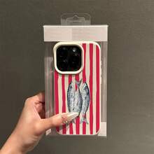 Funda de teléfono móvil de TPU de alta calidad que es resistente a las manchas, duradera y resistente a impactos, con diseño simple, tres sardinas rojas gruesas, funda de teléfono móvil creativa personalizada y a la moda, protección a prueba de golpes y caídas, es para  17.17 Pro...17 Pro Max...17 Agua. 16.16 Pro...16 Pro Máx.16 más.. 15.15 Pro Max...15 Pro...15 más.. 14.14 Pro...14 más..14 Pro Max... 13.13 Pro...13 Pro Max...12.12 Pro...12 Pro Max...11.11 Pro...11 Pro Máx.XR.X.XS.XS máx.Se.MiNi La elección ideal.Es un excelente regalo para familiares, amigos o socios durante las vacaciones. - Multicolor 1664 - Ver 4