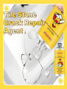 Tile Crack Repair Glue - Quickly Repairs Cracks, Chips, And Holes In Tiles, Ceramics, And Marble. Strong Adhesion, Durable, Easy To Use. Decorative And Enhances Home Aesthetics. Excellent Wear Resistance, Reduces Damage, Protects Tiles And Ceramics. - Multicolor - View 3