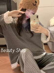 Women Pajama Sets - Gris - Ver 2