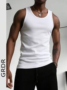 GRDR Men's Narrow Shoulder Sleeveless Tank Top, Fashionable For Summer