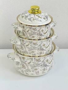 一套时尚蜻蜓图案厨房户外炊具，包含咖啡滴滤壶和咖啡壶。适用于炉灶和壁炉，适合家庭厨房、户外露营和野餐等多种场合。便携式设计，可用作水壶、茶壶或咖啡壶，是馈赠亲友的绝佳礼物。 - 蜻蜓 - 查看 7