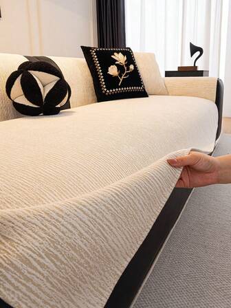 1 件经典款沙发垫套，宠物友好型防刮沙发保护套，可机洗，家居装饰，适用于 L 型组合沙发和 1/2/3/4 座沙发（需另购），四季皆宜