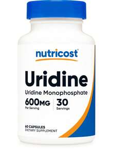 Nutricost Uridine Monophosphate 60 Capsules, 600 Mg Per Serving - Vegan, 30 Servings - 其他 - 查看 6