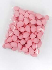 10/20/30/50/100 piezas Esponjas de maquillaje mini, herramientas de maquillaje reutilizables y multifuncionales adecuadas para base de maquillaje, corrector, BB cream, protector solar, cojín, rubor, etc. Reemplazo perfecto para brochas, esencial para viajes y el hogar sin manos, esponjas de belleza para mezclar sin problemas líquidos, cremas y polvos, esponjas de maquillaje de base libres de látex para usar húmedas y secas, adecuadas para todo tipo de piel - Rosado Sandía - Ver 8