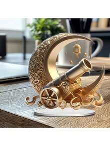 7,8-calowa akrylowa latarnia ramadanowa z podstawą, wielofunkcyjna dekoracja biurka w stylu boho, idealny prezent na Eid, Dzień Matki lub parapetówkę - Wielokolorowe - Zobacz 10