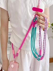 Tracolla staccabile con pendente a stella, portacellulare a tracolla, laccio antiscivolo per telefono da esterno