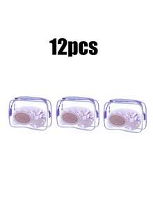 Set Sleepover Party Essentials Pack For Women Birthday Favors- Polyester Spa Party Supplies ,Purple Non-Electric Facial Cleansing Tools With Hair Bands, Combs, And Storage Bag For Bachelor Party, Sleepover, Spa Makeup Removal Kit, Storage Tote Bags Set Hair Scrunchie Gift Bags Spa Slumber Sleeping Stuff Accessories Bachelorette- Perfect For Spa Birthday Parties & Sleepover Squads - Multicolor - View 10