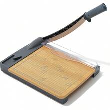 MORNWELL Guillotina para Papel,Protección de  Automática,Cortador de Papel A4 de 12 Pulgadas,Cortadora uso rudo para A4/B5/A5/B6/B7,Mica,Fotos,Etiquetas,Cupón Craft,Hogar,Oficina,Escuelas - 1 - Ver 2