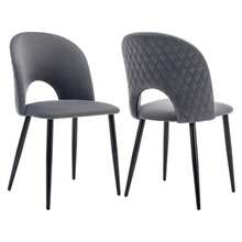 Dining Chairs - Grey - View 6