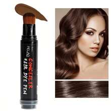 MELAO 即刻遮盖白发根，使用半永久性补染发剂——持久显色，自然无缝融合——使用方便，适用于大多数发色——在家即可享受沙龙级美发效果