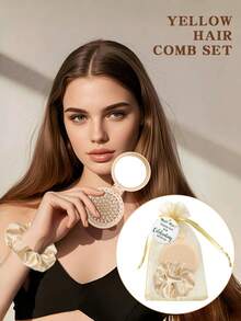 Brodark 4/20件套单身派对迷你礼品套装，包含粉色、紫色、黄色镜面梳子、发圈、感谢卡和礼品袋（每套4件，5套共20件），适合单身派对、新娘送礼会和水疗过夜派对，是送给家人、朋友、女朋友、情人节、母亲节的绝佳礼物。 - 彩色 - 查看 8