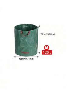 Durable PP Garden Trash Bags, Reusable Lawn And Leaf Collection Bags