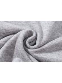 2025 New Women's Sweatshirt Double-Sided Fourth Wing Sweatshirt - Long Sleeve, Knitted Fabric, Relaxed Fit, Full Size, Fashion Graphic Print, Perfect For Casual Outings And Daily Wear Loose And Comfortable - 灰色的 - 查看 7