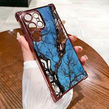 Funda Protectora de Alta Calidad para Teléfono Tree, Protección Mejorada para las Esquinas del Teléfono, Compatible con S25/S24/S23/S22 S21 S20 FE S20 Ultra A03s A04E/M04 A05s A06 4G A13 4G A15 4G/5G A25 5G A32 4G A55 5G A03 A04 A05 A12/M12 4G A13 5G/A04S A16 4G/5G A35 5G S20 S20 Plus A34/A55/A54/Note 20/Note 10 y Otras Series, Transparente, Resistente a Impactos - Colores mixtos - Ver 4