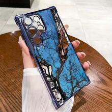 Funda Protectora de Alta Calidad para Teléfono Tree, Protección Mejorada para las Esquinas del Teléfono, Compatible con S25/S24/S23/S22 S21 S20 FE S20 Ultra A03s A04E/M04 A05s A06 4G A13 4G A15 4G/5G A25 5G A32 4G A55 5G A03 A04 A05 A12/M12 4G A13 5G/A04S A16 4G/5G A35 5G S20 S20 Plus A34/A55/A54/Note 20/Note 10 y Otras Series, Transparente, Resistente a Impactos - Colores mixtos - Ver 5