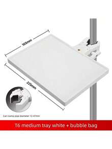 1 Kẹp giữ mi đen trắng chất liệu ABS, tương thích với đèn Moonlight và phụ kiện kẹp mi dạng vòng với thiết kế gập cố định. 1 Khay đựng mi nối - Đế chắc chắn, chịu lực cao, không cần nguồn/pin, tương thích với đèn Moonlight và đèn dạng vòng, thích hợp cho trang điểm chuyên nghiệp, tại nhà, tại tiệm và chụp ảnh - màu đen - Xem 17