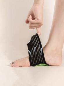 1 Pair Unisex Comfortable Arch Support Foot Bandage Soft Foam Insoles, Arch & Sole Pads - Green - View 3