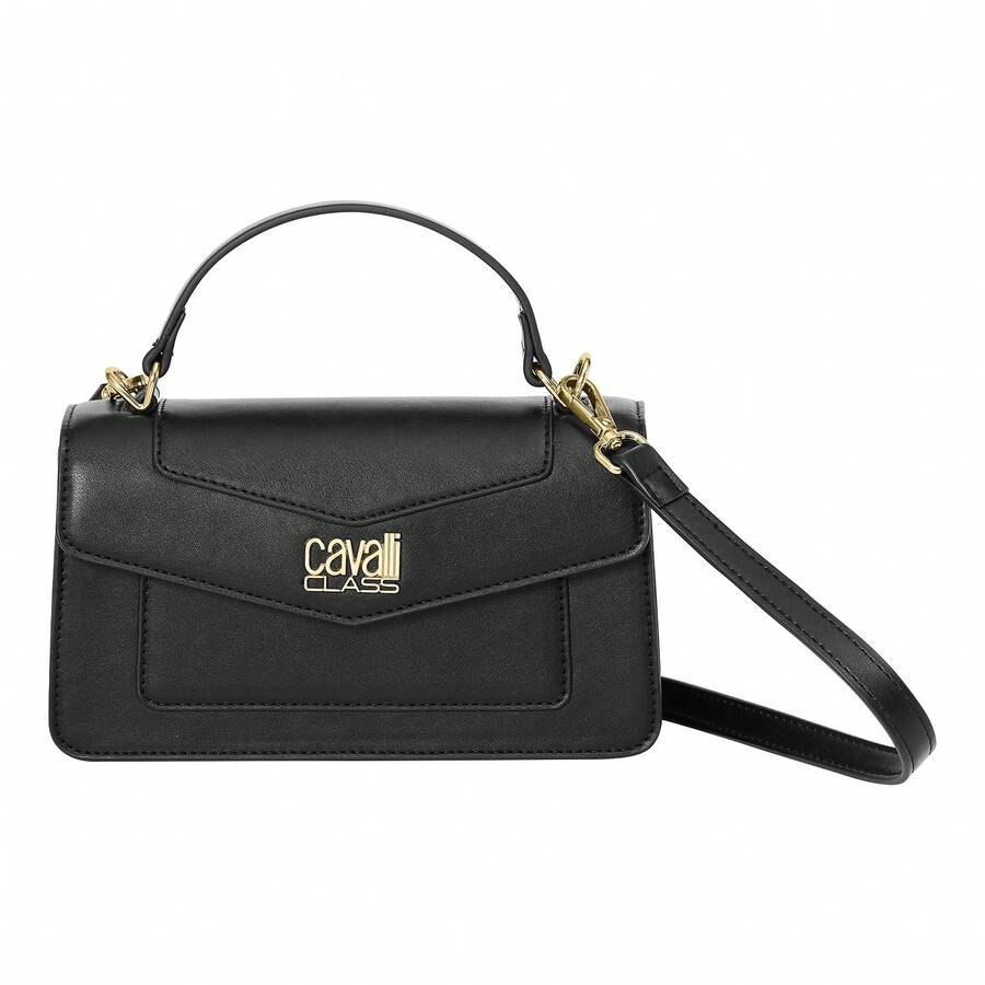 Cavalli Class Sac à main pour femme avec bandoulière amovible CCHB0209 Sacs à main pour femmes Sacs à main pour femmes Portefeuilles pour femmes - Noir - Voir 1