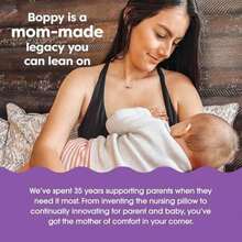 Boppy - Funda de Almohada de Lactancia, Suave, hipoalergénica, Lavable, de Microfibra y Fundas de Almohada para Lactancia Materna (Almohada de alimentación rediseñ se Vende por Separado)(Nuevo - Orgánico Comprobador gráfico beige) - Multicolor - Ver 6