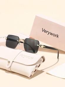 Verywork 1件装方形多色ins风优雅知性甜美优质品牌设计，适合户外、旅行、露营、夏季热带海滩度假、暑假、送礼、外出穿搭时尚配饰 - 彩色 - 查看 8