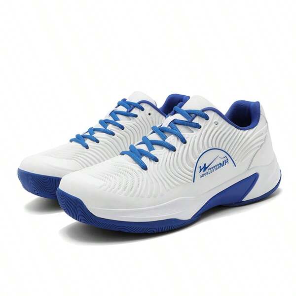 Zapatillas de tenis para hombre para pickleball y bádminton: transpirables, antideslizantes, con puntera ancha y placa de carbono. Ligeras y cómodas, ideales para jugar al pickleball, tenis y bádminton.