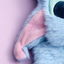 Miniso Stitch Winter Scarf Novelty Character Design Warm Knit Wrap