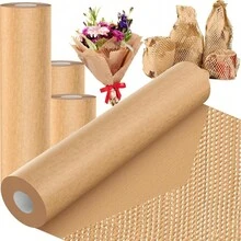 30cm X 10m Carta da imballaggio a nido d'ape, può sostituire la bolla di plastica, adatta per il trasloco, l'imballaggio per il trasporto, la movimentazione delle merci. Rotolo protettivo a bolle. - Multicolore - Visualizzare 3