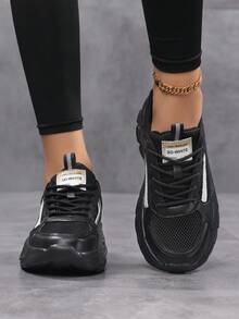 Trending Chunky Sneakers 2025, Ins Influencer Style, Platform, Lightweight, Soft Sole, High-End Sneakers