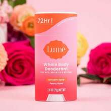 Lume Whole Body Deodorant And Soap - 2.6 Ounce Smooth Solid Stick With 72 Hour Odor Control (Pack Of 2) And 5 Ounce Triple Milled Soap (Pack Of 2) - Aluminum And Baking Soda Free (Peony Rose) - ColorC - View 6