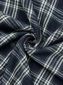 春夏新款复古格纹半身裙，棕色高腰A字裙，中长款森林风百搭半身裙，修身显瘦，遮臀效果好。采用复古格纹设计，透气亲肤，不易变形。适合工作和日常穿着，是提升春夏衣橱格调的百搭单品。 - 深藍條紋 - 查看 6