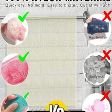 African Bath Sponge, African Mesh Long Net Bath Sponge, Exfoliating Shower, Body Wash, Back Scrub,Body Scrubber,Sponge, Smooth Skin, Body Scrubber,Very Suitable For Daily Use - 彩色 - 查看 3